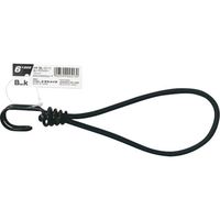 ユタカメイク ゴム ループバンジー 6mm×200mm ブラック BL-2012 1セット(5本) 569-1268（直送品）