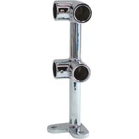 岩崎製作所 IWA 車両艤装部品 亜鉛製 支柱金具(コーナー支柱) 18CS210Z 1個 509-7545（直送品）