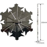岩崎製作所 IWA 車両艤装部品 樹脂製 薄型ロゴマーク 署 19USM100P 1個 508-9737（直送品）