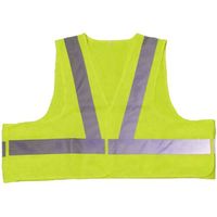 ミズケイ JIS規格ショート丈ベスト イエロー 3120005 1枚 530-1355（直送品）