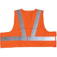 ミズケイ JIS規格ショート丈ベスト オレンジ 3120006 1枚 530-2880（直送品）