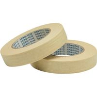 カモ井加工紙 カモ井 高温焼付塗装用クレープテープ NO.870ー50mm×50m (6巻) NO.870-50X50 1パック(6巻)（直送品）