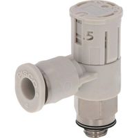 日本ピスコ PISCO スピードコントローラ ダイヤル付タイプ JSGS4-M5AW 1個 560-3150（直送品）