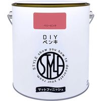 ニッペホームプロダクツ ニッぺ DIYペンキ マットフィニッシュ ベリーピンク 2kg 4976124887567 1缶 567-0058（直送品）