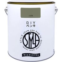 ニッペホームプロダクツ ニッぺ DIYペンキ マットフィニッシュ こび茶 2kg 4976124887550 1缶 567-0079（直送品）