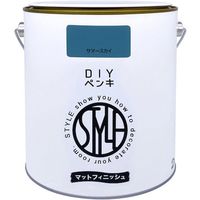 ニッペホームプロダクツ ニッぺ DIYペンキ マットフィニッシュ サマースカイ 2kg 4976124887697 1缶 567-0067（直送品）