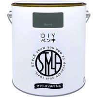 ニッペホームプロダクツ ニッぺ DIYペンキ マットフィニッシュ スレート 2kg 4976124887512 1缶 567-0045（直送品）