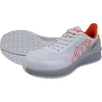 喜多 メッシュローカットセーフティスニーカー 制菌・消臭 MG5750 ホワイト 26.5 MG5750-WH-26.5 1足（直送品）