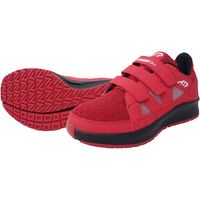 喜多 メッシュローカットマジックセーフティスニーカー 制菌・消臭 MG5760 レッド 27.0 MG5760-RED-27.0 1足（直送品）