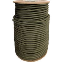 ユタカメイク ゴム タイトゴムロープボビン巻 6φ×50m ODグリーン RT-52 1巻 595-2390（直送品）