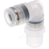 日本ピスコ PISCO チューブフィッティング エルボ PPタイプ シールゴム:FKM シールテープ巻き仕様 PPL8-02-F-TP 1個（直送品）