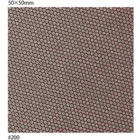 ツボサン ダイヤモンドヤスリ フレキシブルダイヤモンドシート 50×50mm #200 TDPJ200S 1枚 611-3063（直送品）