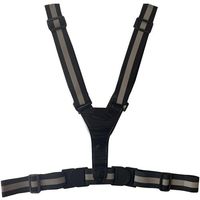 ミズケイ 伸縮Y型ベスト ブラック 5941256 1枚 629-6535（直送品）