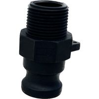 岩崎製作所 IWA 樹脂製 I・LOK(アイロック)レバーカップリング 男ネジアダプター(TypeーF) 37F025P-Y 1個（直送品）