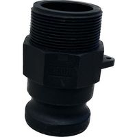 岩崎製作所 IWA 樹脂製 I・LOK(アイロック)レバーカップリング 男ネジアダプター(TypeーF) 37F050P-Y 1個（直送品）