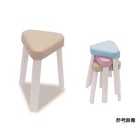 アズワン さんかくスツール 幅28×奥行24×高さ45 メディグリーン 60-1094-79 1台（直送品）