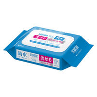 日本製紙クレシア スコッティ ウェットタオル 流せるウェットタオル 純水 ノンアルコール 70枚 1パック