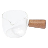 ウッドハンドルガラスピッチャー クリア LAKOLE/ラコレ