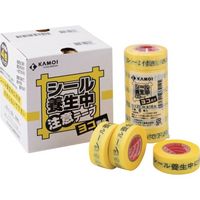 カモ井 シール養生中テープ 横書き 21mm×18m(6巻) SEAL YOUJOUTYU YOKOGAKI（直送品）