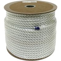 ユタカメイク ロープ ナイロン3ッ打ロープドラム巻 9mm×70m PRJ-N5 1巻 655-9812（直送品）