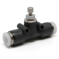 日本ピスコ PISCO スピードコントローラ ユニオンストレート JSMU1/4 1個 423-2517（直送品）