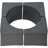 エービーシー商会 ABC 桝周り専用副資材 インサルマスキューブ100 グレー MC100G 1セット 683-3909（直送品）