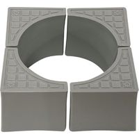 エービーシー商会 ABC 桝周り専用副資材 インサルマスキューブ100 ライトグレー MC100LG 1セット 683-3911（直送品）