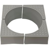 エービーシー商会 ABC 桝周り専用副資材 インサルマスキューブ200 ライトグレー MC200LG 1セット 683-3915（直送品）