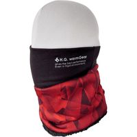 喜多 ネックウォーマー フェイスガード付ネックウォーマー(裏ボア) レッド フリー NO8670-RED-F 1枚 693-6496（直送品）