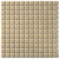 エービーシー商会 ABC モザイクタイル シーズン Aー130 ライトベージュ(20シート入り) 1箱 695-5915（直送品）