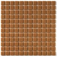 エービーシー商会 ABC モザイクタイル シーズン Bー132 ブラウン(20シート入り) 1箱 695-6400（直送品）