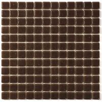 エービーシー商会 ABC モザイクタイル シーズン Bー137 ダークブラウン(20シート入り) 1箱 695-5916（直送品）