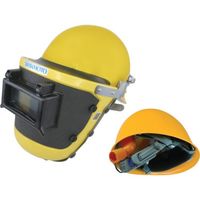 山本光学 YAMAMOTO 電動ファンパーツ フェイスシールド 溶接面タイプ ヘルメット付き KF-10WPSOM 1個 854-7284（直送品）