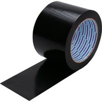 ダイヤテックス パイオラン 梱包用テープ 75mm×25m ブラック K-10-BK 75MMX25M 1セット(24巻) 567-0984（直送品）