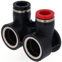 日本ピスコ PISCO 2回路ジャンクションブロック 106シリーズ 末端出力ポート MA106-08C 1個 558-8933（直送品）