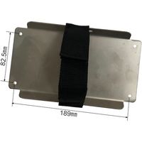 岩崎製作所 IWA 車両艤装部品 充電管理器用の固定プレート(ぐうたら固定台) 19ZBK00SU 1個 509-9167（直送品）