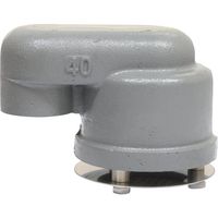 岩崎製作所 IWA 船舶用 鋳鉄製 グースネック型 空気管頭 (AIR PIPE HEAD) 54APH080F 1個 510-0654（直送品）