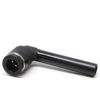 PISCO チューブフィッティング ロングソケットエルボ チューブ外径:8mm 適用継手径:8mm ライトグレー仕様 PLLJ8W（直送品）