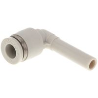 PISCO チューブフィッティング ソケットエルボ チューブ外径:8mm 適用継手径:8mm ライトグレー仕様 PLJ8W（直送品）