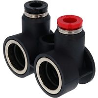 日本ピスコ PISCO 2回路ジャンクションブロック 106シリーズ 末端出力ポート MA106-06C 1個 559-2084（直送品）