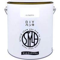 ニッペホームプロダクツ ニッぺ DIYペンキ マットフィニッシュ スノウホワイト 2kg 4976124887505 1缶 567-0069（直送品）