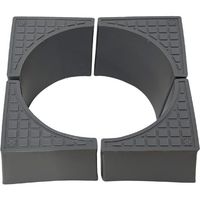 エービーシー商会 ABC 桝周り専用副資材 インサルマスキューブ200 グレー MC200G 1セット 683-3913（直送品）