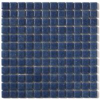 エービーシー商会 ABC モザイクタイル シーズン Bー176 スチールブルー(20シート入り) 1箱 695-5927（直送品）