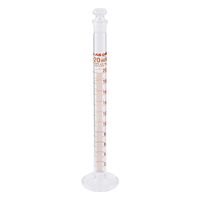 アズワン 有栓メスシリンダー20mL ASONE JCSS校正証明書付 1-8563-03-24 1個（直送品）