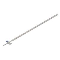 アズワン ビュレット(ガラスコック付) 50mL JCSS校正証明書付 2-878-03-24 1本（直送品）