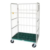 アズワン 軽快カゴ台車(静音タイプ)1090×795×1700mm 4-6517-02 1個（直送品）