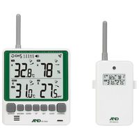 アズワン マルチチャンネルワイヤレス環境温湿度計 親機・子機セット 英語版校正証明書付 64-2544-11-56 1個（直送品）