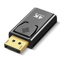 Trimate DisplayPort to HDMI 変換アダプタ 4K TR-HDA006-BK 1個 67-4918-50（直送品）