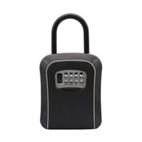 Trimate キーボックス ダイヤル式 ブラック TR-KBD001-BK 1個 67-4918-81（直送品）