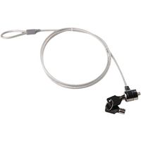 Trimate パソコン用セキュリティケーブル シリンダー錠(キー2個付属) TR-PSC001-SV 1個 67-4920-43（直送品）